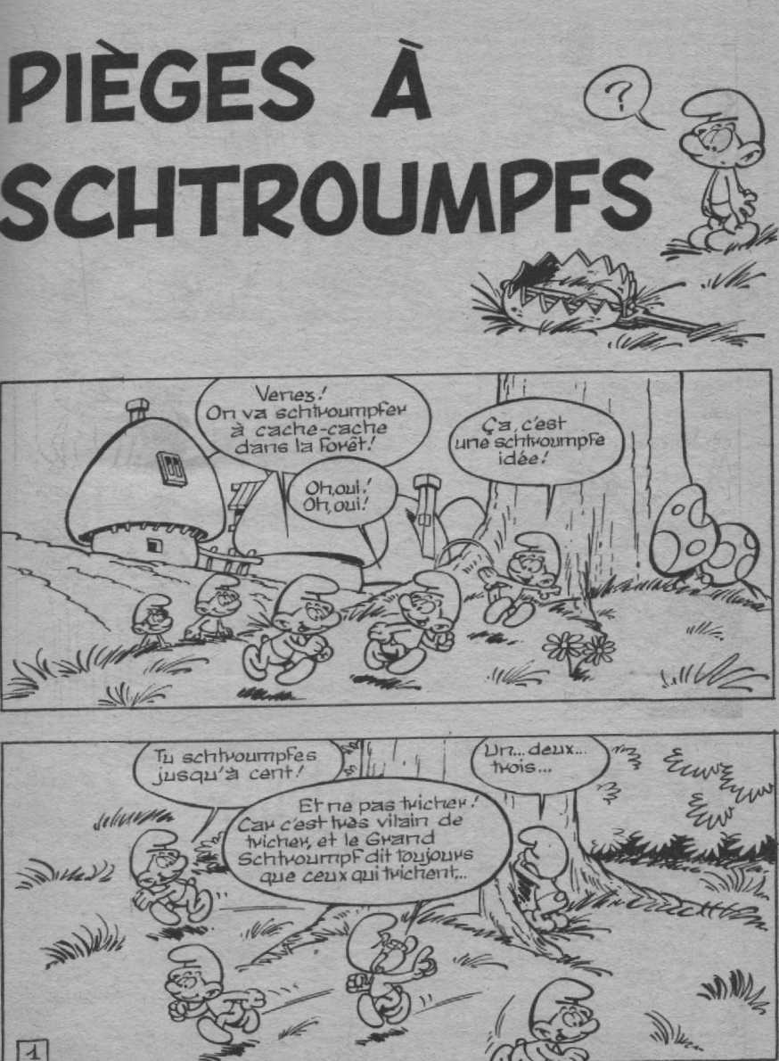 Scan de l'pisode Les Schtroumpfs